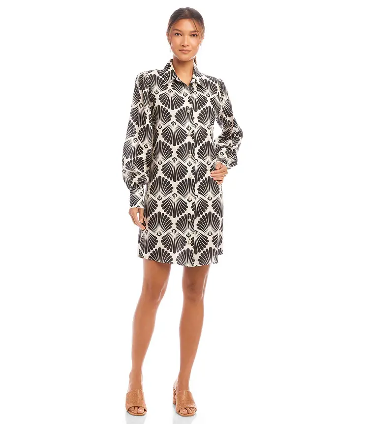 69821791_karen-kane-blouson-sleeve-linen-shirtdress